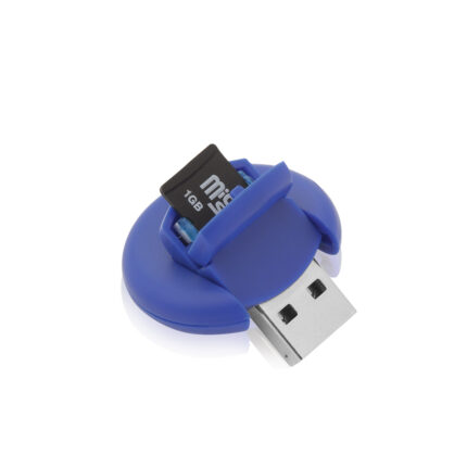 USB 2.0 kortelių skaitytuvas microSD kortelėms