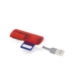 USB 2.0 kortelių skaitytuvas microSD kortelėms