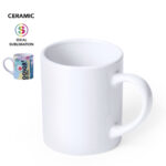 Puodelis sublimacinei spaudai, 250 ml, Ceramic