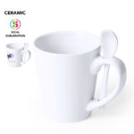 Puodelis sublimacinei spaudai, 350 ml, Ceramic
