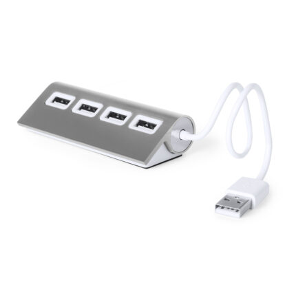 USB šakotuvas, 4 USB 2.0 prievadai, Aliuminis