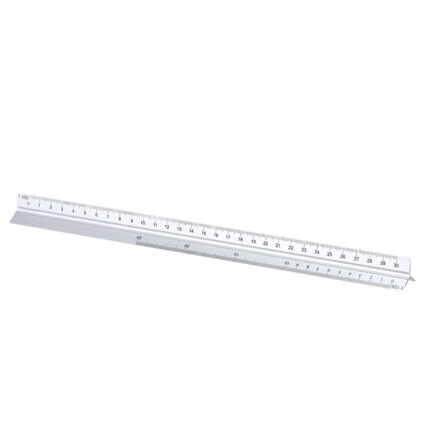 Mastelio liniuotė, 30 cm matmuo, Aliuminis