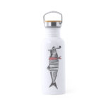 Gertuvė sublimacinei spaudai 700 ml, gertuvė sublimacinei spaudai, nerūdijančio plieno ir bambuko