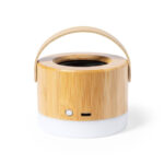Bluetooth garsiakalbis - iš bambuko - baterijos talpa 300 mAh