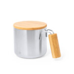 Termo puodelis 330 ml iš bambuko - talpa 330 ml
