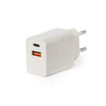 USB įkroviklis iš kviečių šiaudų pluošto - šiaudelis