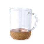 Puodelis 450 ml iš borosilikatinio stiklo - talpa 450 ml