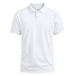 Adult White Polo Shirt balti polo marškinėliai suaugusiesiems – balti polo marškinėliai suaugusiesiems