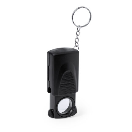 Magnifier Keyring raktų pakabukas su didinamuoju stiklu – raktų pakabukas su didinamuoju stiklu, 1 LED