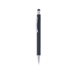 Tušinukas su stylus antgaliu - paspaudžiamas mechanizmas ir mėlynas rašalas