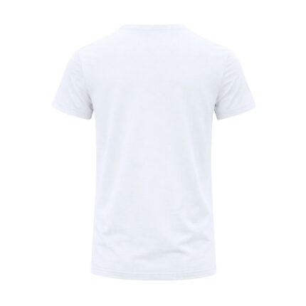 Balti marškinėliai suaugusiesiems - iš 100 % žiedinio verpimo medvilnės, Single Jersey, 170 g/m²