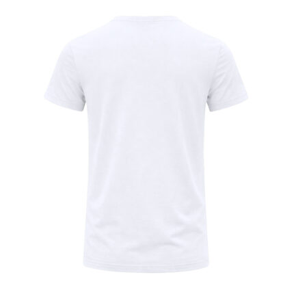 Balti marškinėliai suaugusiesiems - iš 100 % žiedinio verpimo medvilnės, Single Jersey, 190 g/m²