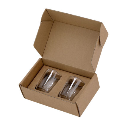 Puodelių rinkinys - dvigubos sienelės ir 65 ml talpa