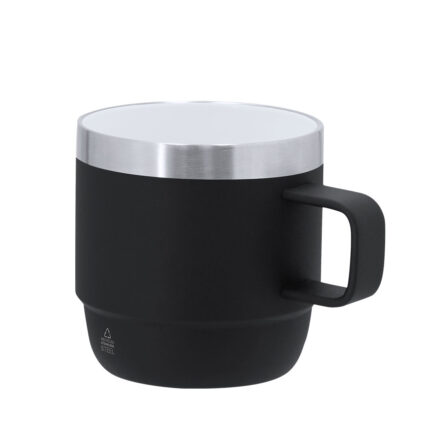 Keraminis puodelis - dvigubos sienelės ir 180 ml talpa