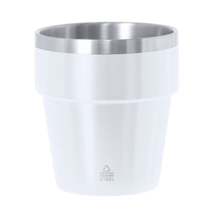 Nerūdijančio plieno puodelis - dvigubos sienelės ir 250 ml talpa