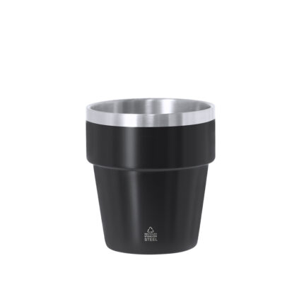 Nerūdijančio plieno puodelis - dvigubos sienelės ir 250 ml talpa
