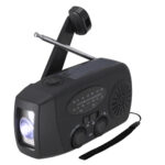 Daugiafunkcis avarinis radijas - 1 LED elementai ir 2000 mAh baterija