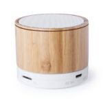 Bluetooth garsiakalbis Bluetooth su bambuko detalėmis ir ABS 3W, su bambuko detalėmis ir ABS, komplekte