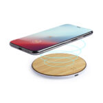 Belaidis įkroviklis su bambuko detalėmis ir ABS 10W, su bambuko detalėmis ir ABS, komplekte