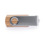 USB atmintinė su bambuko detalėmis 16GB, su bambuko detalėmis, pritaikytas kasdieniam naudojimui