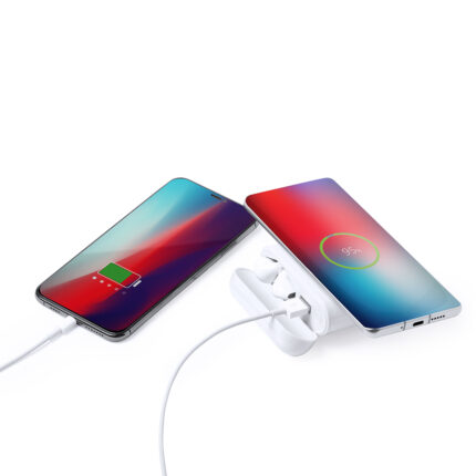 Išorinė baterija su ausinukais 5.200 mAh, komplekte