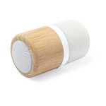 Bluetooth garsiakalbis Bluetooth su bambuko detalėmis 3W, su bambuko detalėmis, komplekte