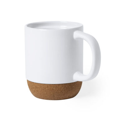 Puodelis iš keramikos / kamštis 420 ml, iš keramikos / kamštis, pateikiamas ekologiško dizaino dėžutėje