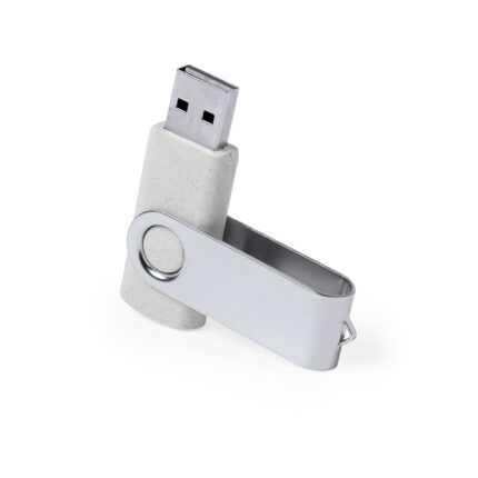 USB atmintinė iš kviečių pluošto, usb atmintinė, kviečių pluošto ir ABS plastiko