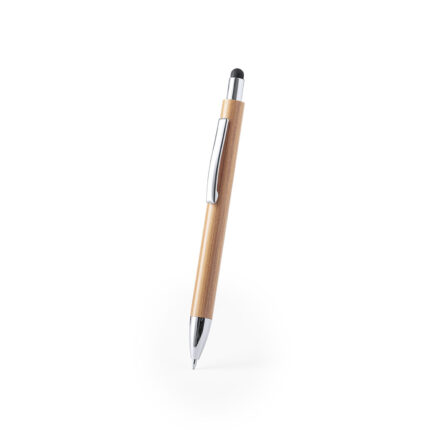 Tušinukas su stylus antgaliu iš bambuko, tušinukas su stylus antgaliu, bambuko