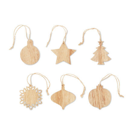Chriset Rinkinys medinis Xmas ornaments – gaminys iš medienos, išsiskiriantis praktišku naudojimu