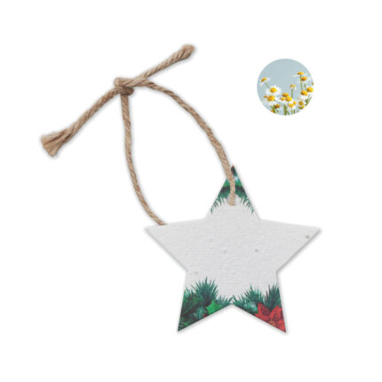 Starseed Sėklinis popierius Xmas ornament – gaminys iš popieriaus, išsiskiriantis praktišku naudojimu
