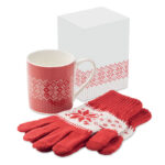 Copito Set Winter gift puodelis ir pirštines rinkinys – gaminys iš kelių medžiagų derinio, išsiskiriantis 300 ml