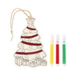 Colortree Christmas eglutės ornament – gaminys iš medienos, išsiskiriantis praktišku naudojimu