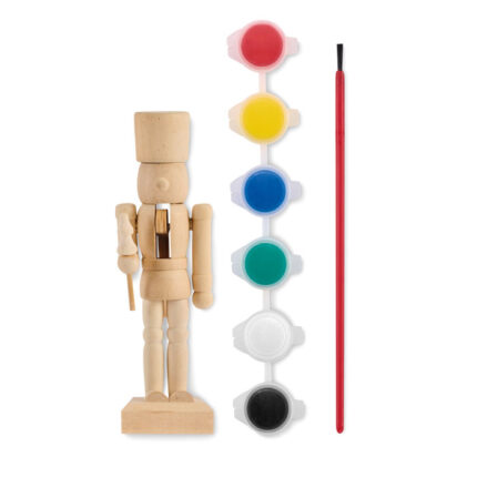 Paynt Nutcracker painting rinkinys – gaminys iš medienos, išsiskiriantis praktišku naudojimu