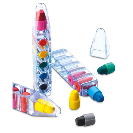 Magic 6 dalių rinkinys wax crayons – gaminys iš polistireno, išsiskiriantis praktišku naudojimu