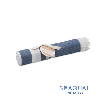Mar SEAQUAL® hammam rankšluostis 70 × 140 cm – gaminys iš perdirbtas medvilninis ir poliesterio, išsiskiriantis pagamintas...