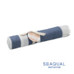 Wave SEAQUAL® hammam rankšluostis 100 × 170 – gaminys iš perdirbtas medvilninis ir poliesterio, išsiskiriantis pagamintas...