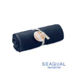 Sand SEAQUAL® rankšluostis 70 × 140 cm – gaminys iš perdirbtas medvilninis ir poliesterio, išsiskiriantis pagamintas iš pe...