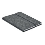 Feltbook A5 užrašinė RPET veltinis – gaminys iš flisinis, išsiskiriantis pagamintas iš perdirbtų arba atsakingiau pasirink...