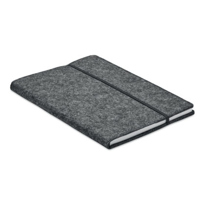Feltbook A5 užrašinė RPET veltinis – gaminys iš flisinis, išsiskiriantis pagamintas iš perdirbtų arba atsakingiau pasirink...