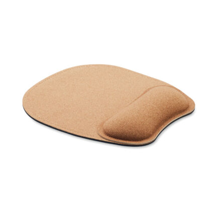 Marbo Ergonomic cork pelė mat – gaminys iš kelių medžiagų derinio, išsiskiriantis kamštinės detalės