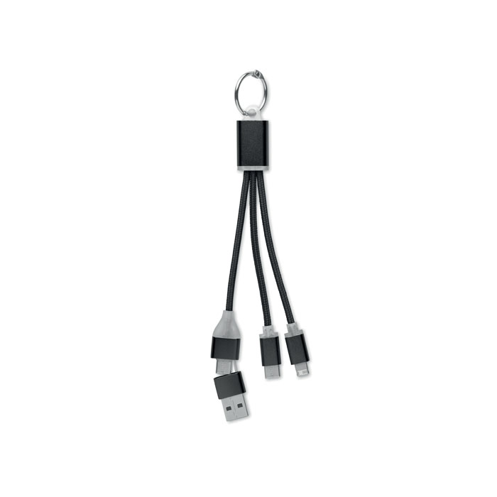 Blue 4 iš 1 charging cable type C Blue 4 iš 1 charging cable type C – gaminys iš plastiko, išsiskiriantis praktišku naudojimu
