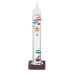 Gali Leo thermometer stiklinis 28 cm – gaminys iš stiklo, išsiskiriantis stiklinė konstrukcija