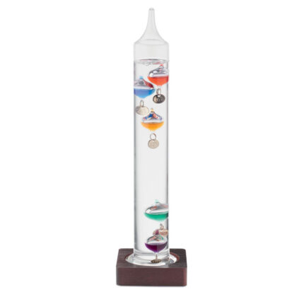 Gali Leo thermometer stiklinis 28 cm – gaminys iš stiklo, išsiskiriantis stiklinė konstrukcija