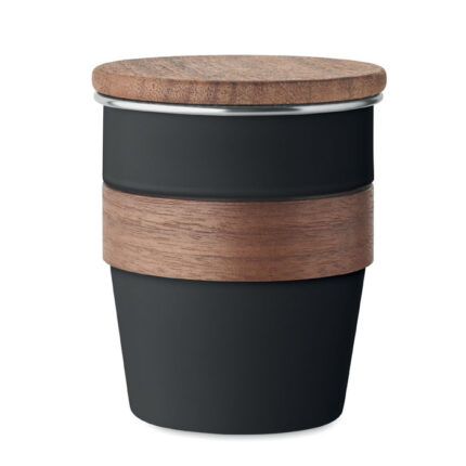 Walnut Viengubų sienelių termo puodelis 350 ml – gaminys iš nerūdijančio plieno, išsiskiriantis viengubų sienelių konstruk...