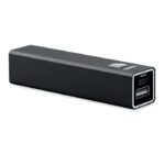 Poweraluc Išorinė baterija 2600 mAh 10.5 W – gaminys iš aliuminio, išsiskiriantis komplekte USB-C į USB-C laidas ir pagami...