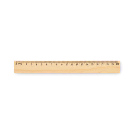 RULER medinė liniuotė 20 cm – medinė liniuotė 20 cm, medis