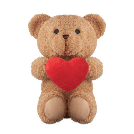 SNUGGLE pliušinis meškiukas su širdele 23 cm – pliušinis meškiukas su širdele 23 cm, pliušas