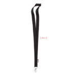 LANY RPET kaklajuostė 20 mm – RPET kaklajuostė 20 mm, PET plastikas