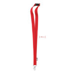 LANY RPET kaklajuostė 20 mm – RPET kaklajuostė 20 mm, PET plastikas